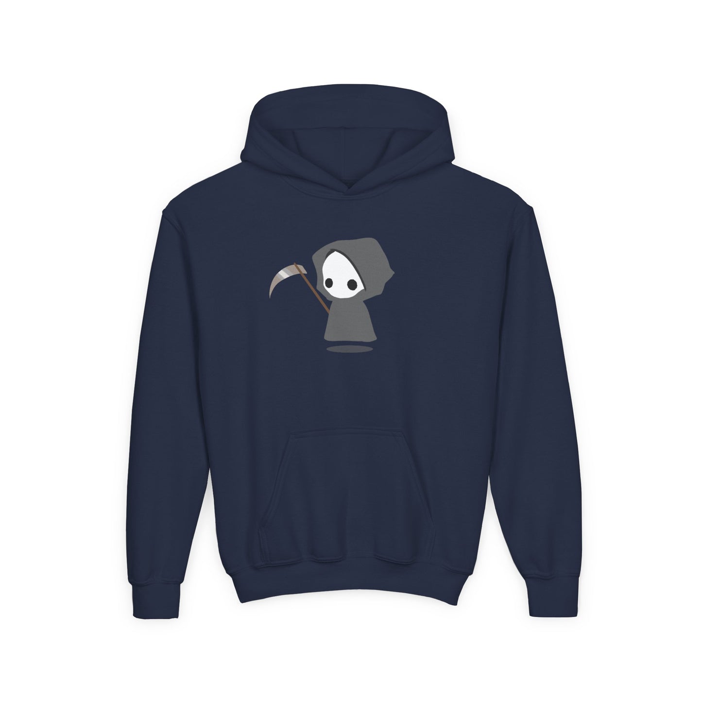 Cute Reaper: Youth Heavy Blend Hooded Sweatshirt
