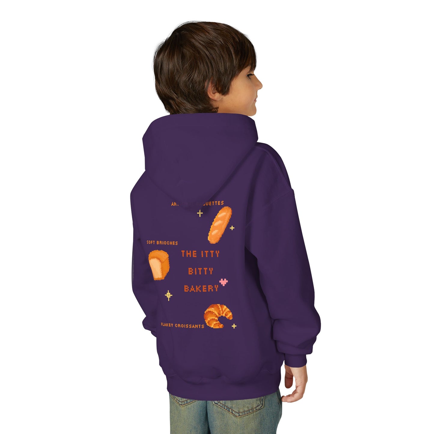 Itty Bitty Bakery: Youth Heavy Blend Hooded Sweatshirt