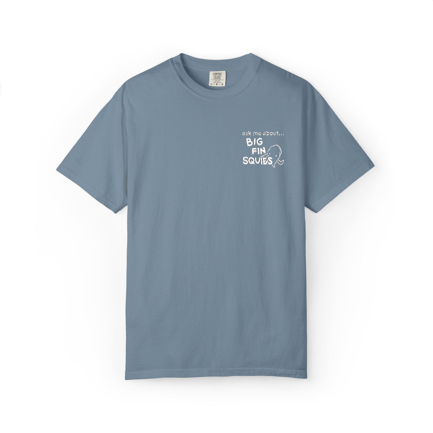 tell me about squids embroidery tshirt