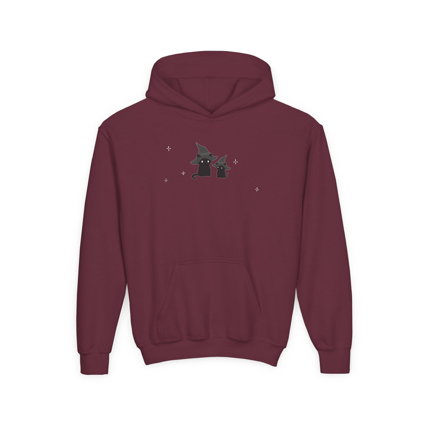 Black Cat: Youth Heavy Hooded Sweatshirt