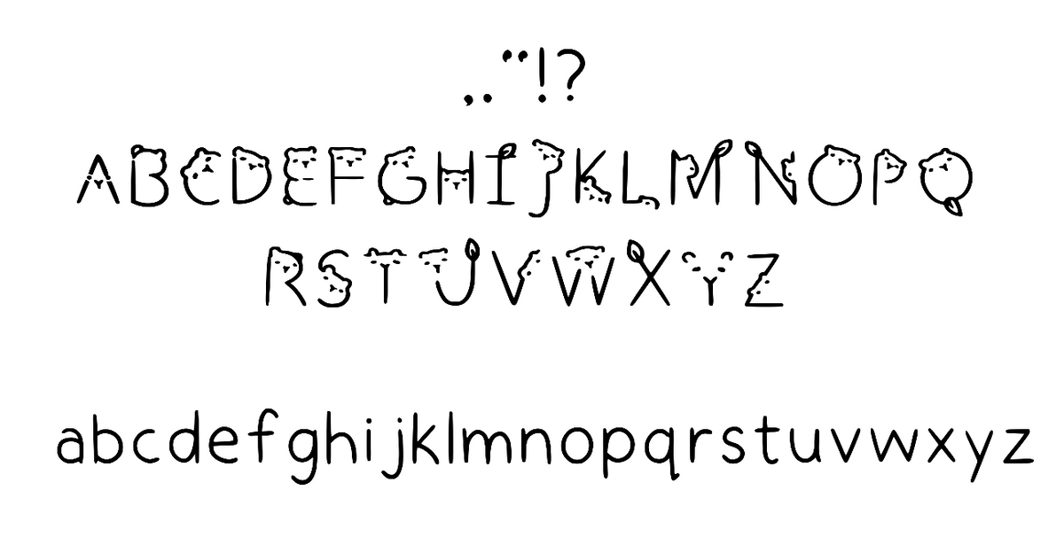 Capybara Lettering Capybara Font – viyaura