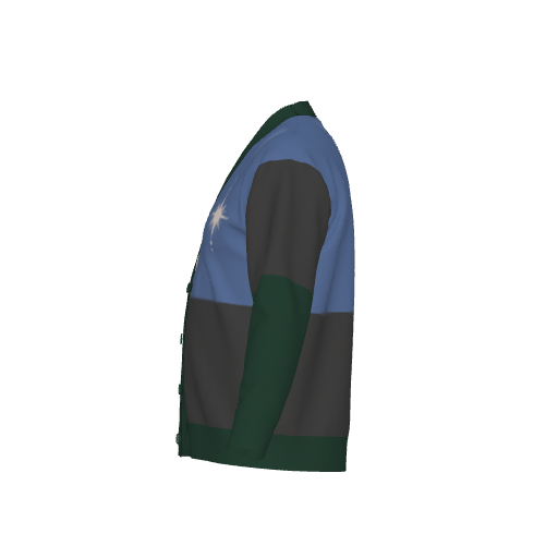 Dark Patched Star Cardigan