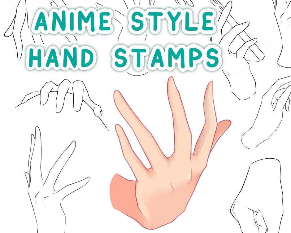 Anime Stamp Brush Set | Manga & Chibi Stamps by Viyaura – viyaura