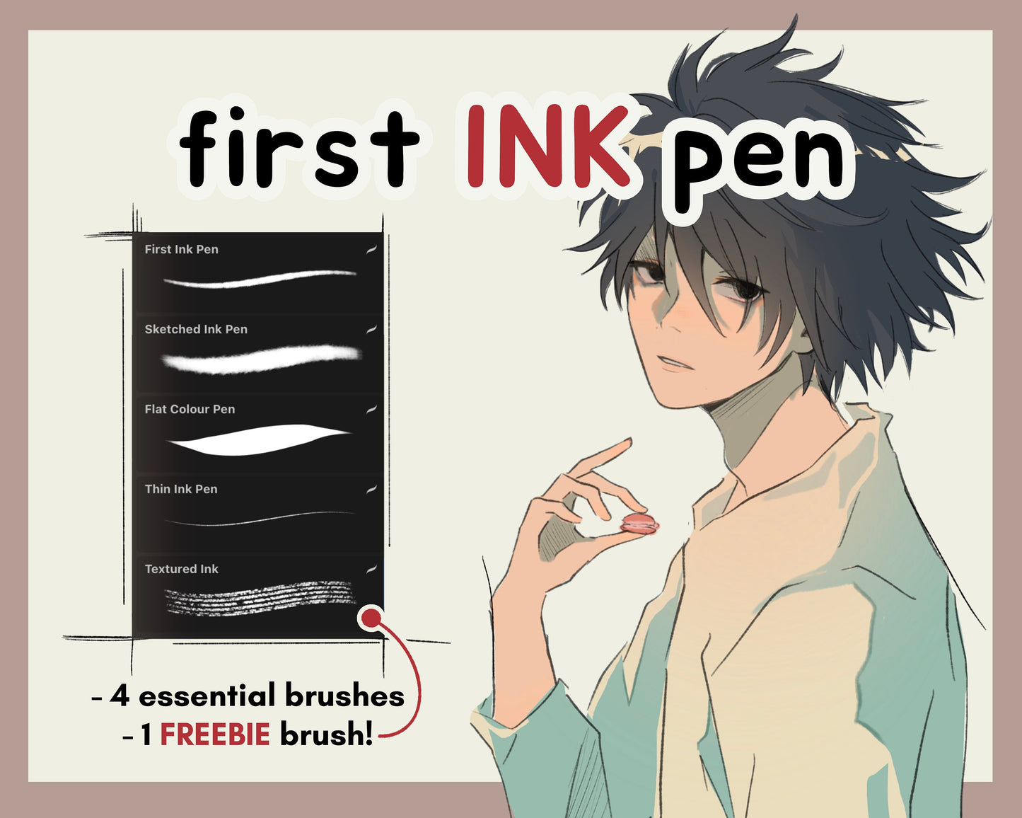 First Ink Pen Brush Set