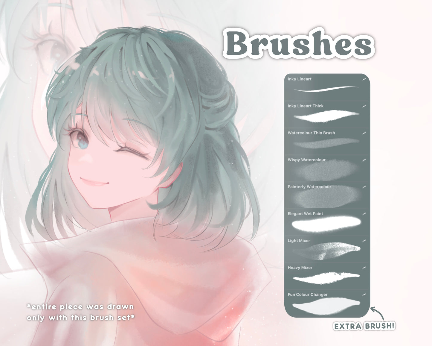 Soft Aesthetic Brush Packs